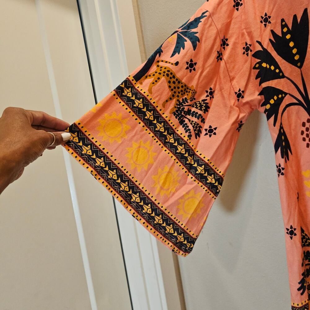 NWT Farm Rio Printed Shift Mini Dress Size Small - Picture 3 of 9